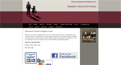 Desktop Screenshot of farmersdaughterwines.com.au